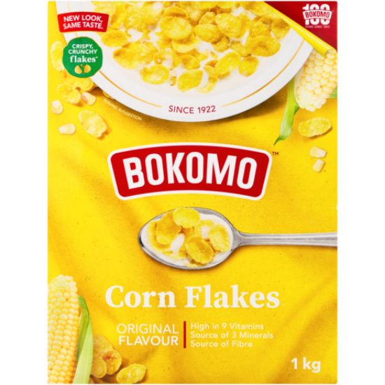 Picture of Cereal Corn Flakes Bokomo 1kg (4073)