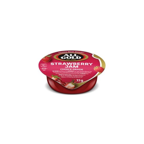 Picture of Jam Strawberry Portions All Gold 20's
