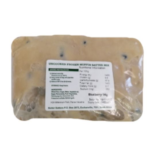 Picture of Muffin Tubeset Blueberry 1Kg