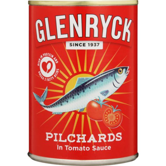 Picture of Pilchards in Tomato Sauce Glenryck 400g