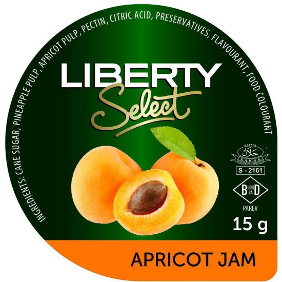 Picture of Jam Apricot Portions Liberty 50's