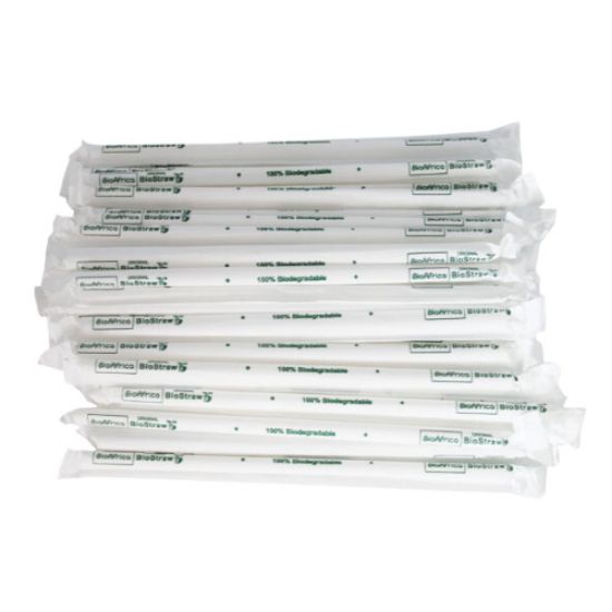 Picture of Straws Biodegradable Natura Wrapped 8mm (50's)
