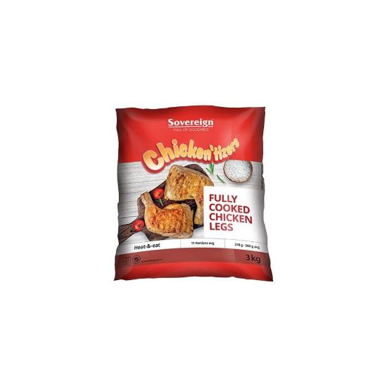 Picture of Chicken Leg Quarter Pre Cooked (210g-240g) 2 x 3kg