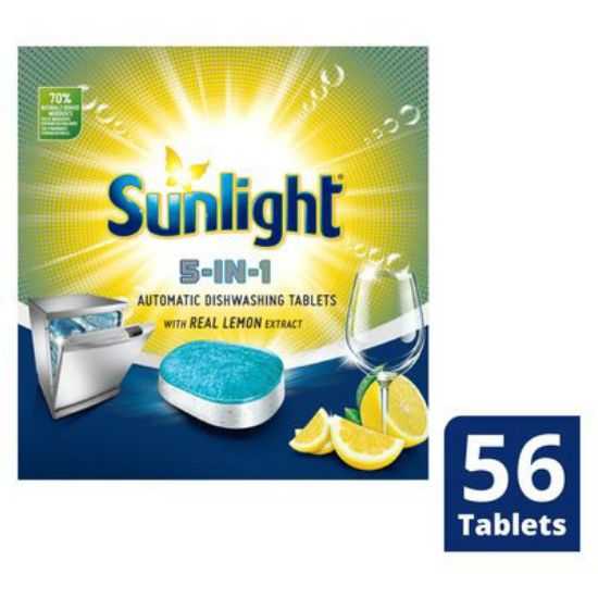 Picture of Dishwasher Sunlight 5 in 1 (6 x 28`s)