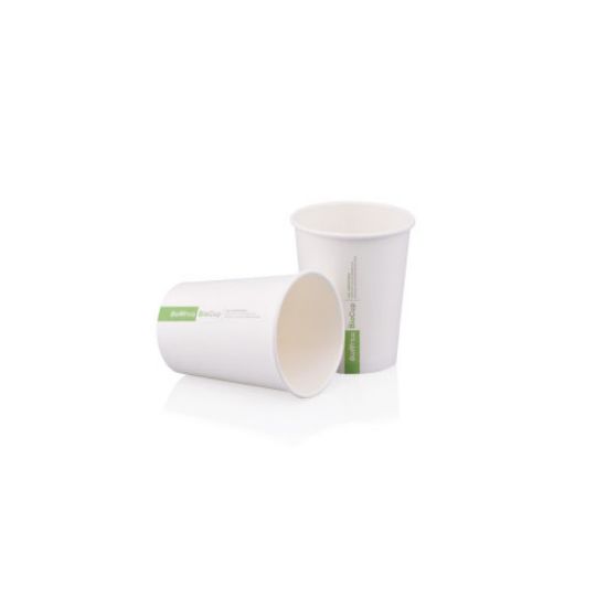 Picture of Biodegradable Bio Cup White Single Wall 350ml (50's)