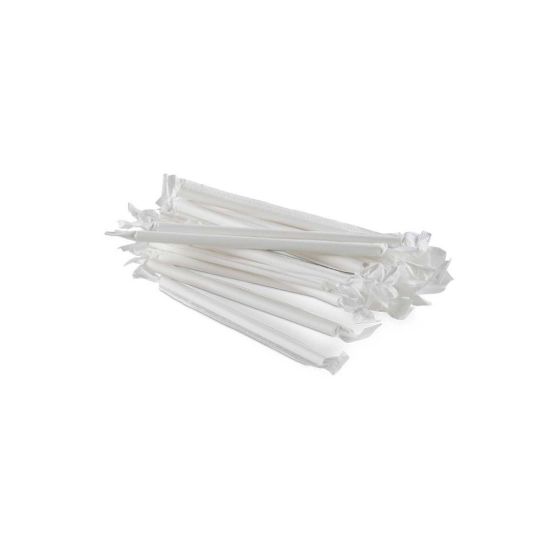 Picture of Straws Biodegradable Wrapped 8mm 50's