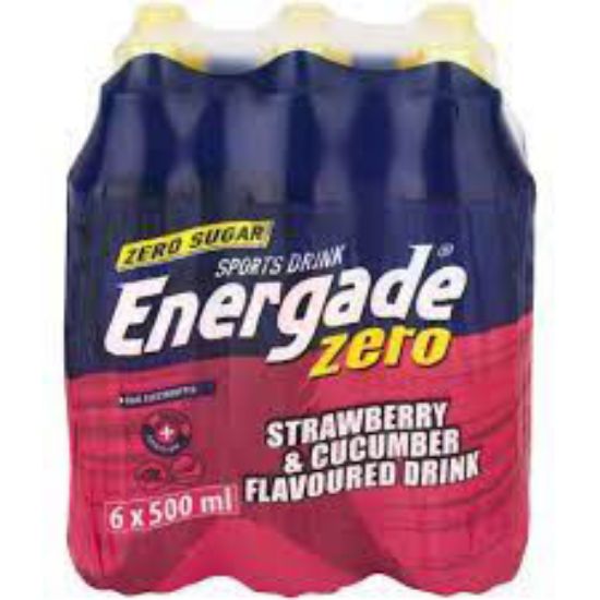 Picture of C/Drink Energade Strawberry Zero 6 x 500ml