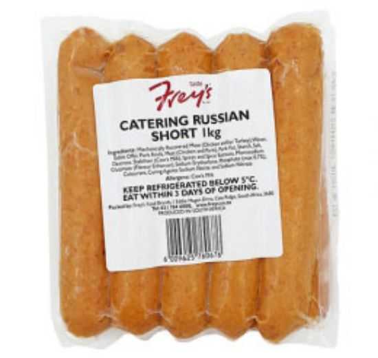 Picture of Sausage Russians Short Catering Freys 5 x1kg