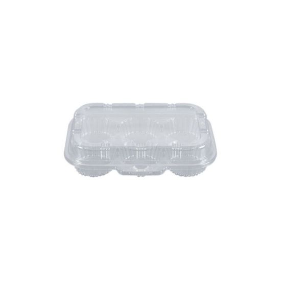 Picture of PET Muffin F/over 6UP Clear (100) MF06