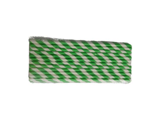 Picture of Straws Paper Colourfull 6mm 25