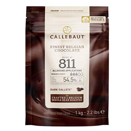 Picture of Chocolate Dark Callets 54.5% 2.5kg