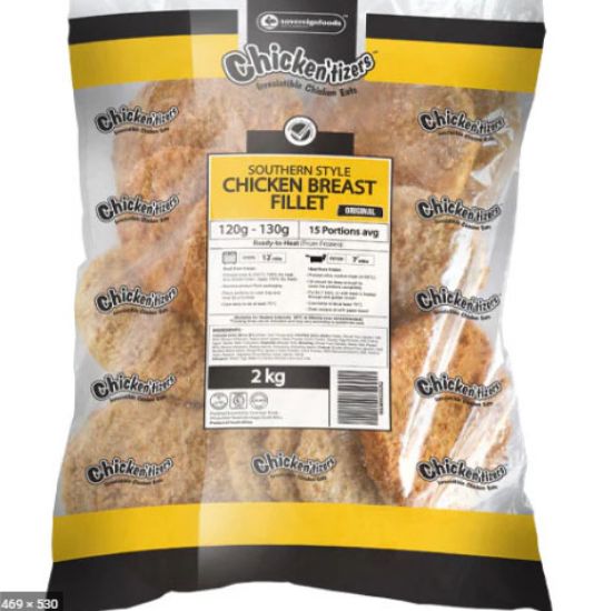 Picture of Chicken Burger Fillet Crumbed Original 6kg Sov