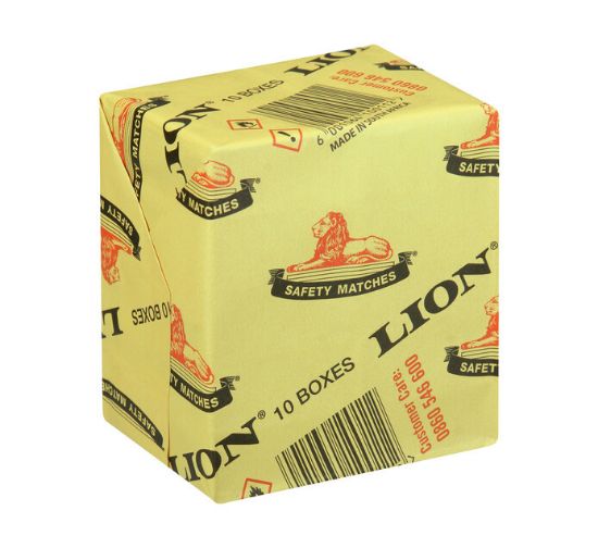 Picture of Matches Lion pkt of 10