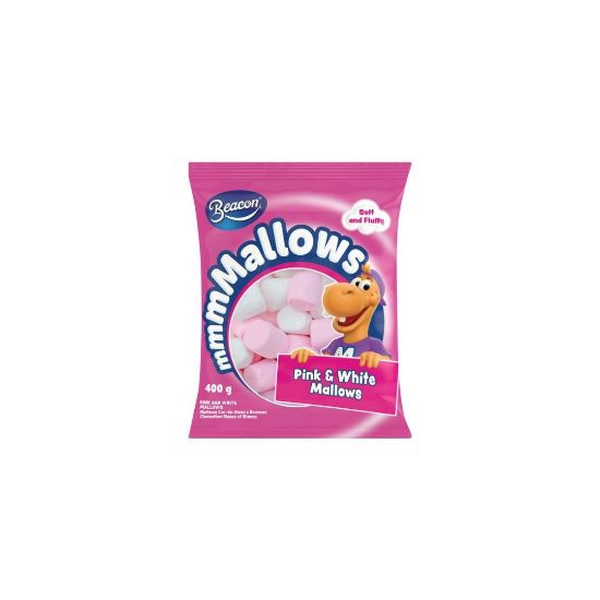 Picture of Sweets Pink & White Marshmallows 400g
