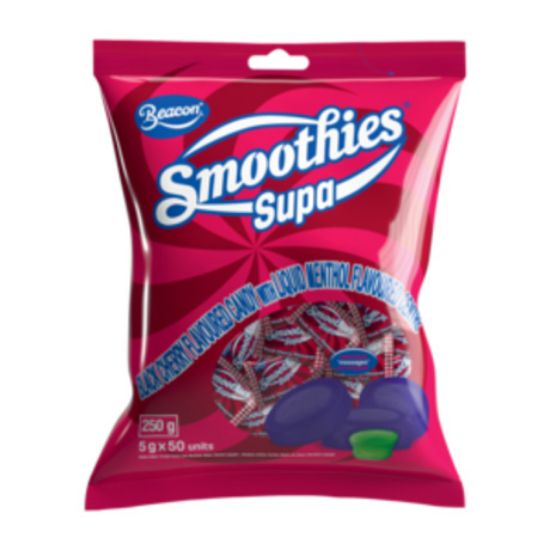 Picture of Sweets Beacon Smoothies Supa Black Cherry 1 x 50's pkt