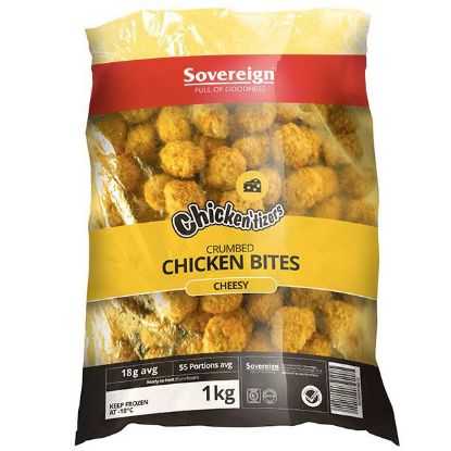 Show details for Chicken Cheesy Bites Crumbed 1kg Picture of Chicken Cheesy Bites Crumbed 1kg