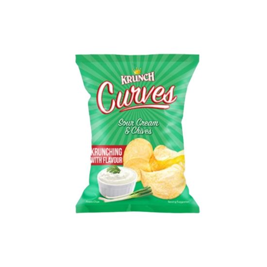 Picture of Snack Curves Chips Sour & Cream Chives 125g